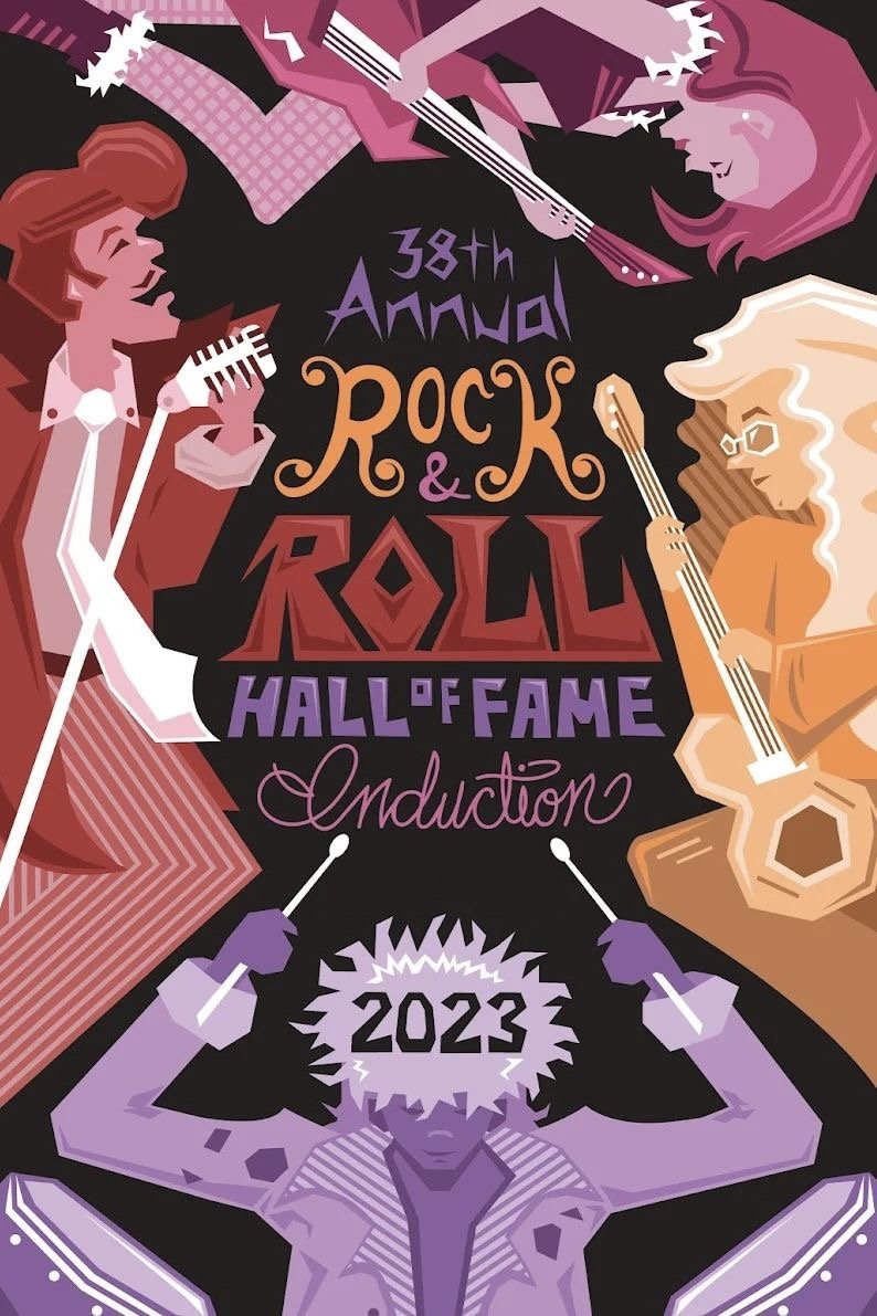 Постер 2023 Rock & Roll Hall of Fame Induction Ceremony
